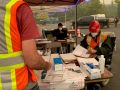 Katy Wolf representing PBEM at the CTC NET command post.