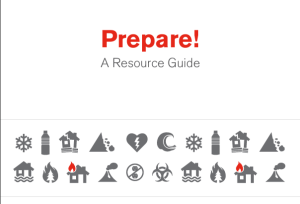 Cover of the Red Cross Prepare! Guide.