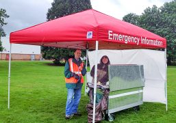BEECN volunteers and a BEECN cache, May 22 2013.