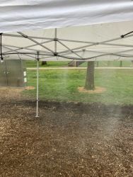 A misting tent.