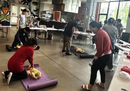 APANO holding a community CPR training on April 26 2025.