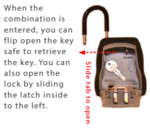 Figure 5: Key safe mechanics.