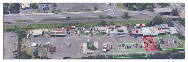 A map of Portland Fire & Rescue's Training campus. Click here for an enlarged version.